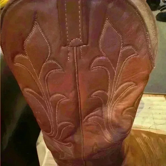 Men’s Brown HONDO Cowboy Boots size 9 1/2 D - Picture 9 of 13